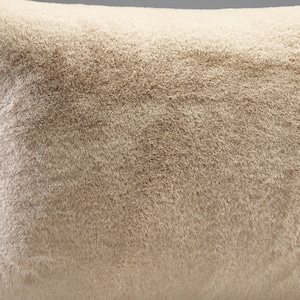 Beige Faux Fur Fabric - Soft Beige - Fat Quarters - Luxury Beige Faux Fur - Luxury Katrina Hampton Faux fur craft fabric  Dense high quality