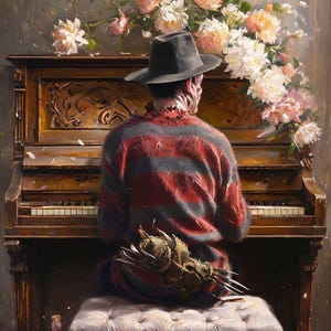 Freddy Krueger Plays the Piano