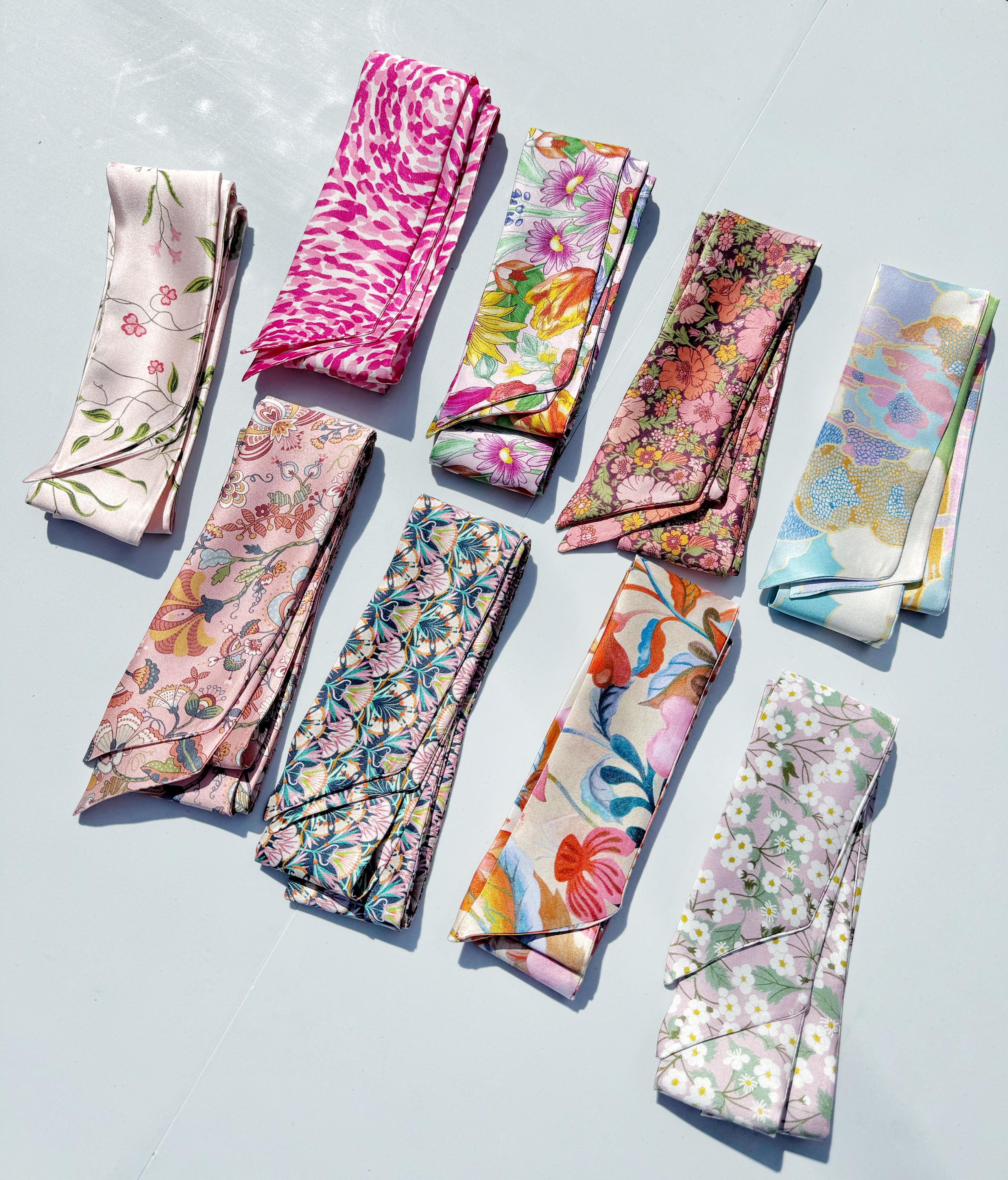 Foulard Léger Occasion - Grand Motif Floral E218, En Viscose/Rayon, Style Décontracté