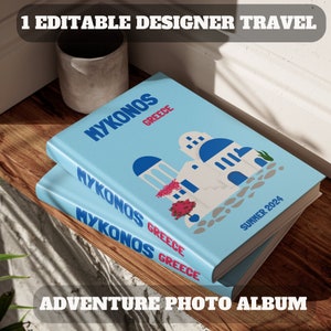 Mykonos Odyssey - Coffret de livres numériques avec couvertures élégantes et carte exclusive de l'île