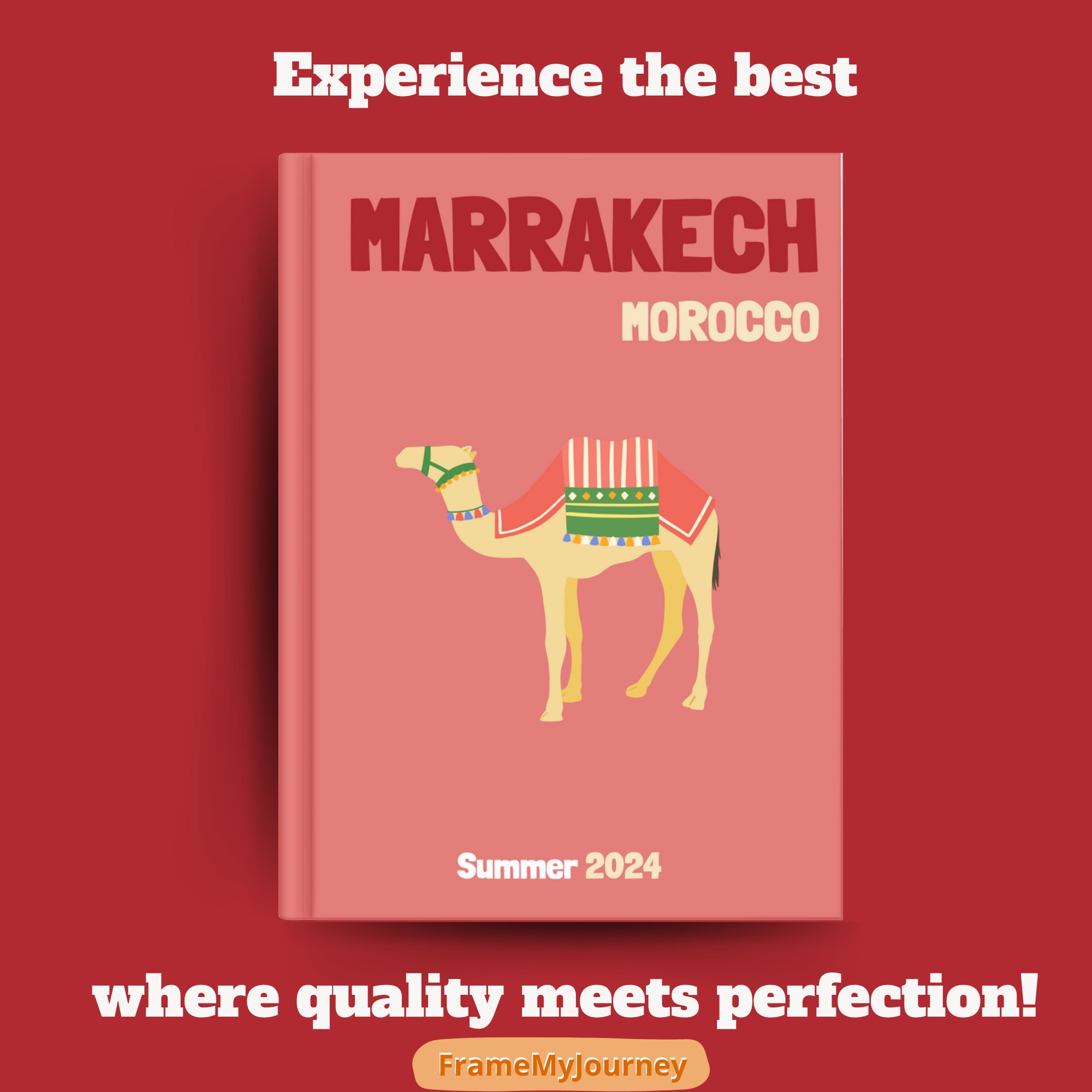 Mystical Marrakech Digital Travel Photo Album Book - Moroccan