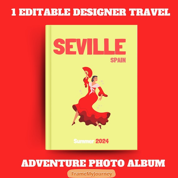 Sun-kissed Memories - Seville Travel Photo Album & Printable
