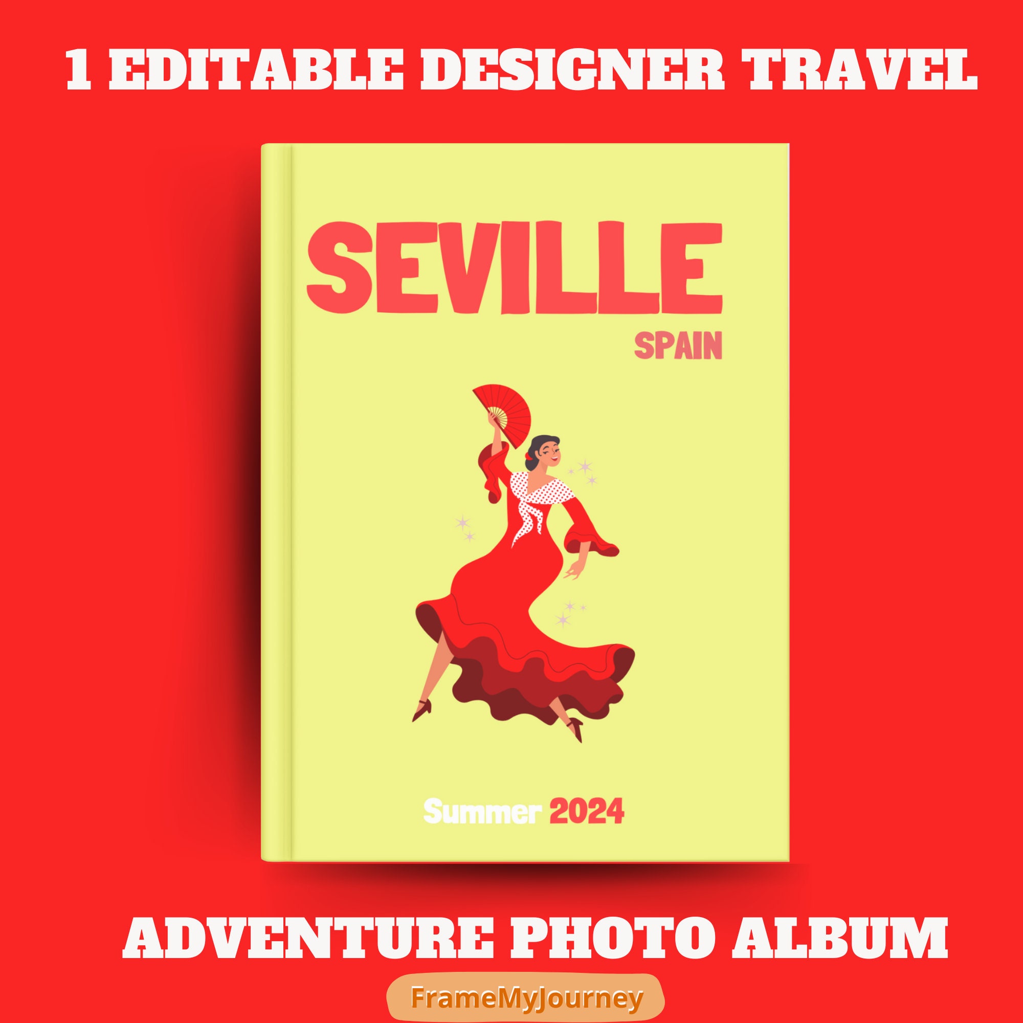 Sun-kissed Memories - Seville Travel Photo Album & Printable