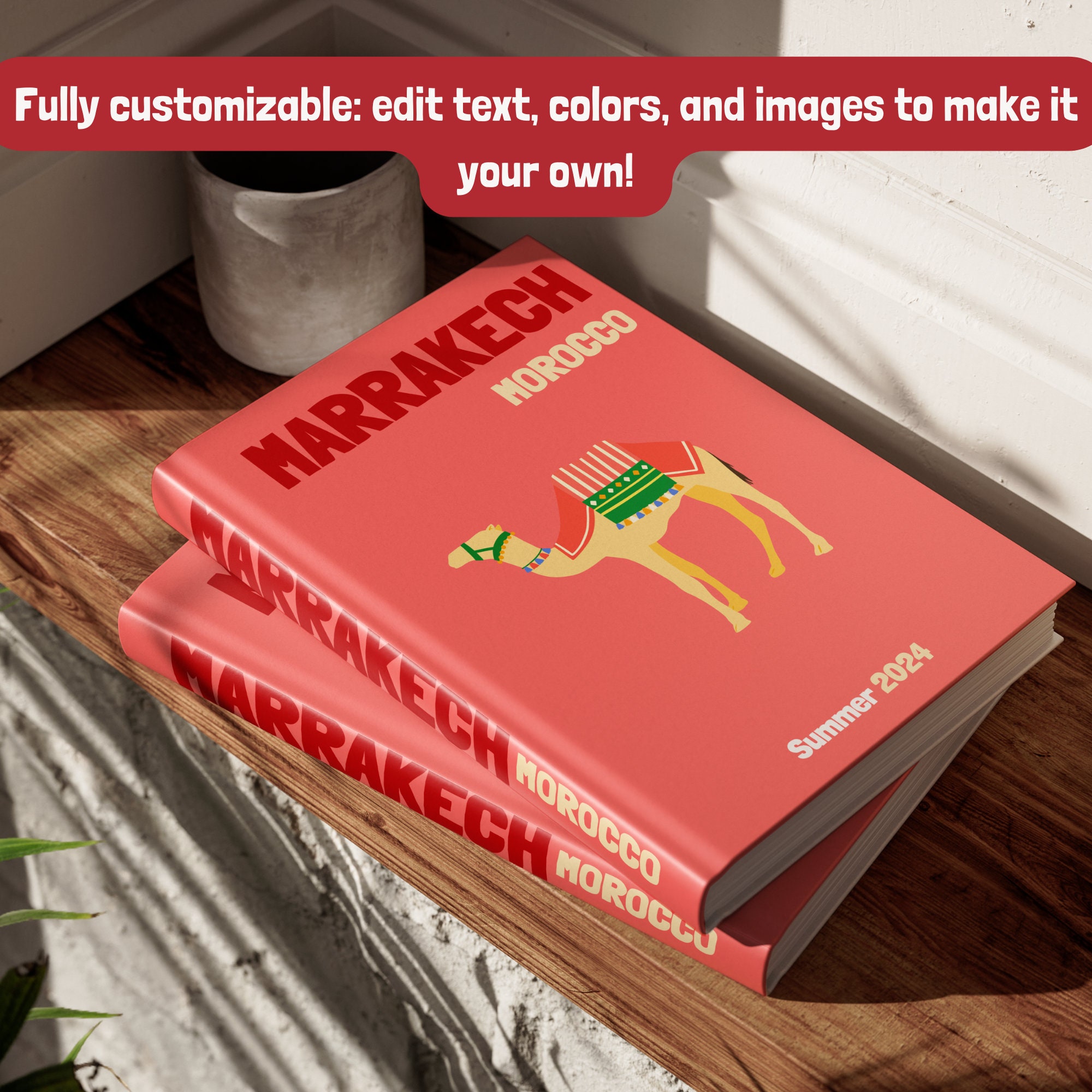 Mystical Marrakech Digital Travel Photo Album Book - Moroccan