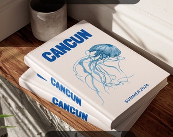 Luxe Cancun Digitales Buch mit Fotoalbum-Vorlage – Fotobuch-Vorlage – inspirierte Reisedekoration und Kartenkunst