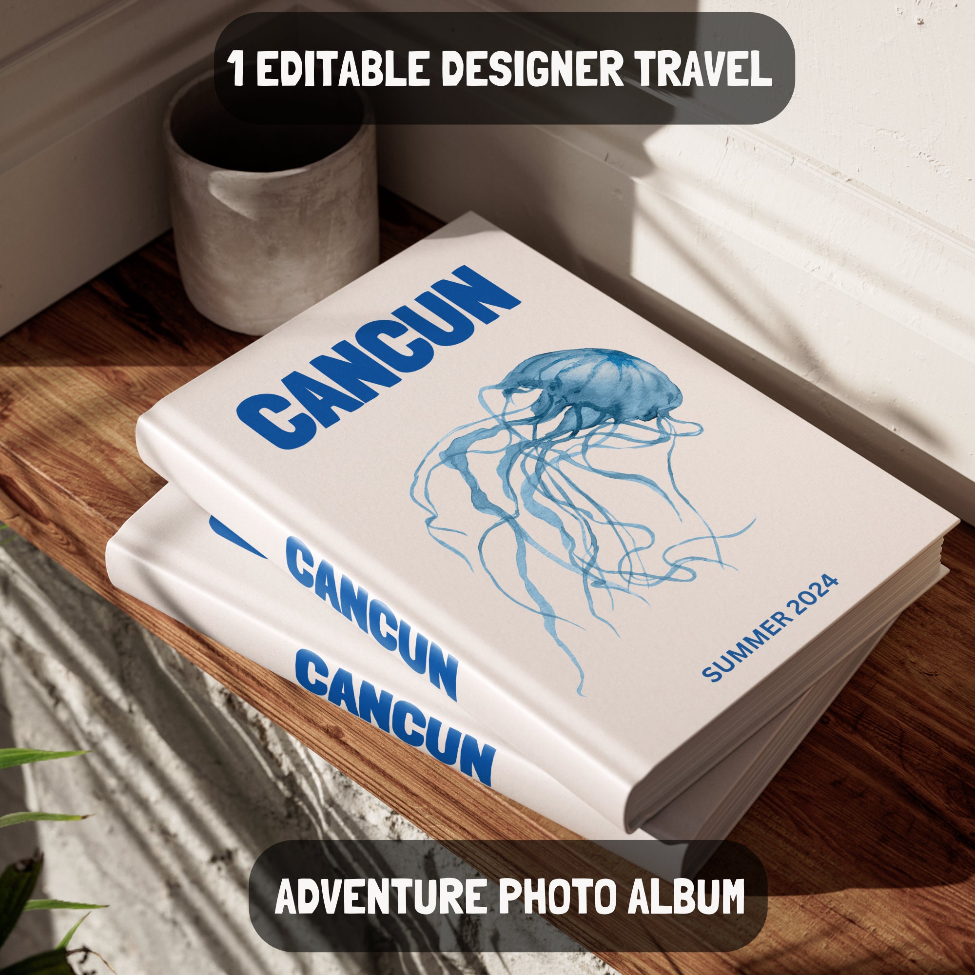 Luxe Cancun Digital Book With Photo Album Template - Photo Book