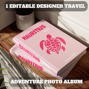 Encantadoras portadas de libros digitales de Mauricio - Diseño inspirado en mapas para amantes de los viajes - Arte imprimible