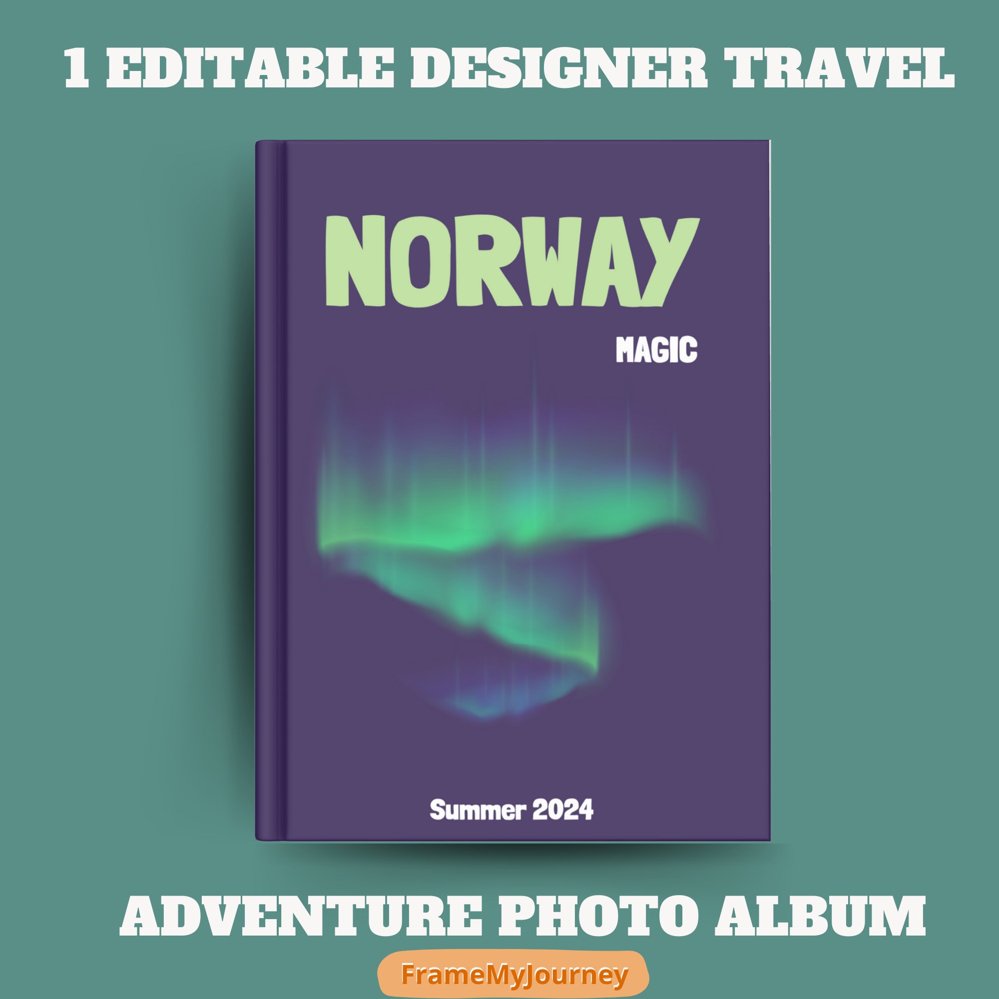 Sun-kissed Memories: Norway Travel Photo Album & Printable Journal Sun-kissed Memories: Norway Travel Photo Album & Printable Journal