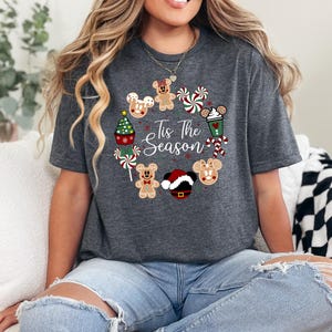 Tis The Season Christmas Shirt, Christmas Mickey Shirt, Magic Kingdom Christmas Shirt, Mickey and Friends Christmas Crewneck