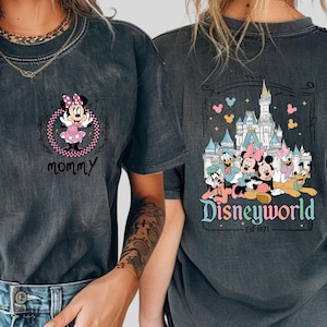 Custom Disneyworld Mickey And Friends Shirt, Comfort Colors T-shirts,  Custom Name Disney Family 2025 Shirts, Disney Family Vacation Shirt
