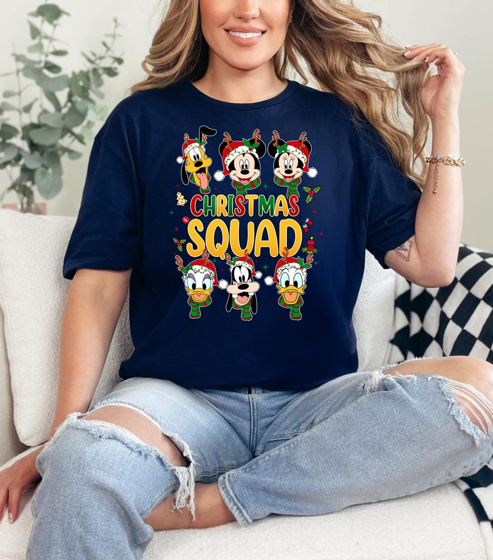 Family Christmas Shirt, Disney Christmas Squad Shirt, Family Shirt, Christmas Shirt, Christmas Crew Shirt, Christmas Gift, Christmas T-Shirt Teewhiz