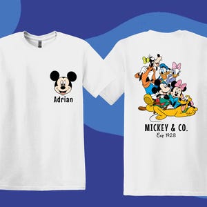Vintage Mickey and Friends Shirts, Retro Disneyland Trip Shirt, Checkered Mickey Shirt, Disney Family Vacation Shirt, Custom Disney Shirts