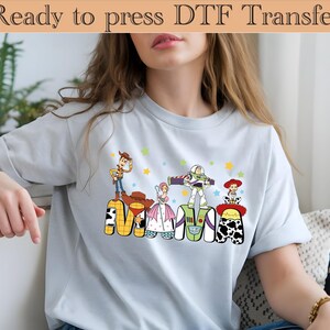 Toy Story Mama DTF Transfer, Disney Mama Ready to Press, Pixar Toy Story Dtf, Mother&#39;s Day Dtf, Disneyland Trip Dtf, Disney Family Dtf