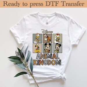 Disney Mickey and Friends Safari DTF Transfer,Disney Animal Kingdom DTF,Disney Safari Trip DTF,Mickey And Friends Wild Shirt,Animal Kingdom