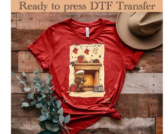 Christmas Chewbacca Star Wars DTF Transfer, Ready to Press