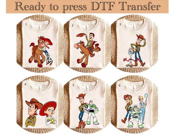 Vintage Disney Toy Story Land To Infinity and Beyond 1995 DTF transfer , Toy Story Characters dtf , Disneyland Trip Shirt, Toy Story dtf
