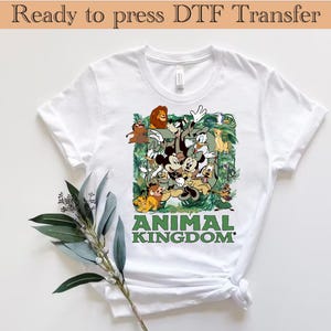 Disney Mickey and Friends Safari DTF Transfer,Disney Animal Kingdom Ready to Press,Disney Safari Trip DTF,Mickey And Friends ,Animal Kingdom