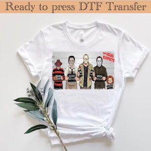 Vintage Michael Myers Halloween DTF, Horror Movie Shirt, Myers Thriller Friday the 13th Horror Shirt, Retro Halloween DTF,Ready to Press