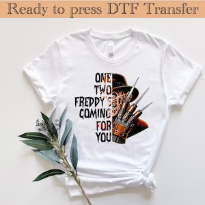 Freddy Krueger dtf,Movie Killers DTF Transfer,Halloween Character DTF Sublimation,Horror Movies dtf,Scary Halloween Movies dtf,Ready to Pres
