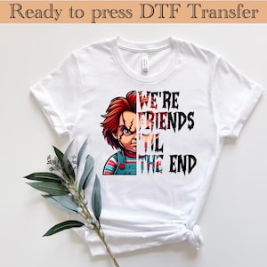 Chucky dtf,Movie Killers DTF Transfer, Halloween Character DTF Sublimation, Horror Movies dtf, Scary Halloween Movies dtf,Ready to Press