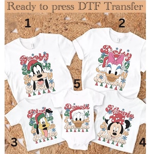 Family Trip DTF Transfer,Family Matching dtf,Minnie Mouse dtf,  ready to press,disneyland Trip DTF, Family Disney dtf , Mickey Mouse DTF
