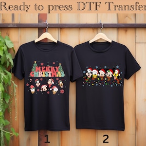 Mickey&#39;s Very Merry Christmas Party Disney DTF Transfer, Christmas Dtf Transfer Ready to Press, Print on Demand, Christmas Dtf, Disney Print