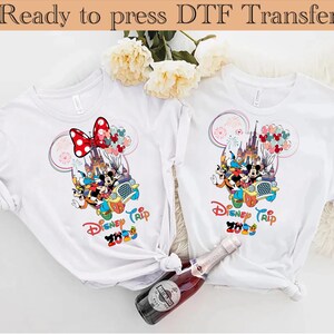 Disney Family Trip 2025 DTF Transfers, Disney Trip dtf Ready to Press, Print on Demand Disneyland Shirts 2025, Disney Print