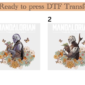 Camiseta de Star Wars DTF, Mandalore Planet DTF, para hombre y mujer, camiseta de Star Wars, camiseta mandaloriana, unisex, camiseta de Disney Star Wars, transferencias DTF