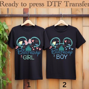 Disney Mickey Birthday Boy DTF Transfer, Disney In My Birthday Ready to Press,Disney Mickey Mouse DTF ,Birthday Boy Shirt design