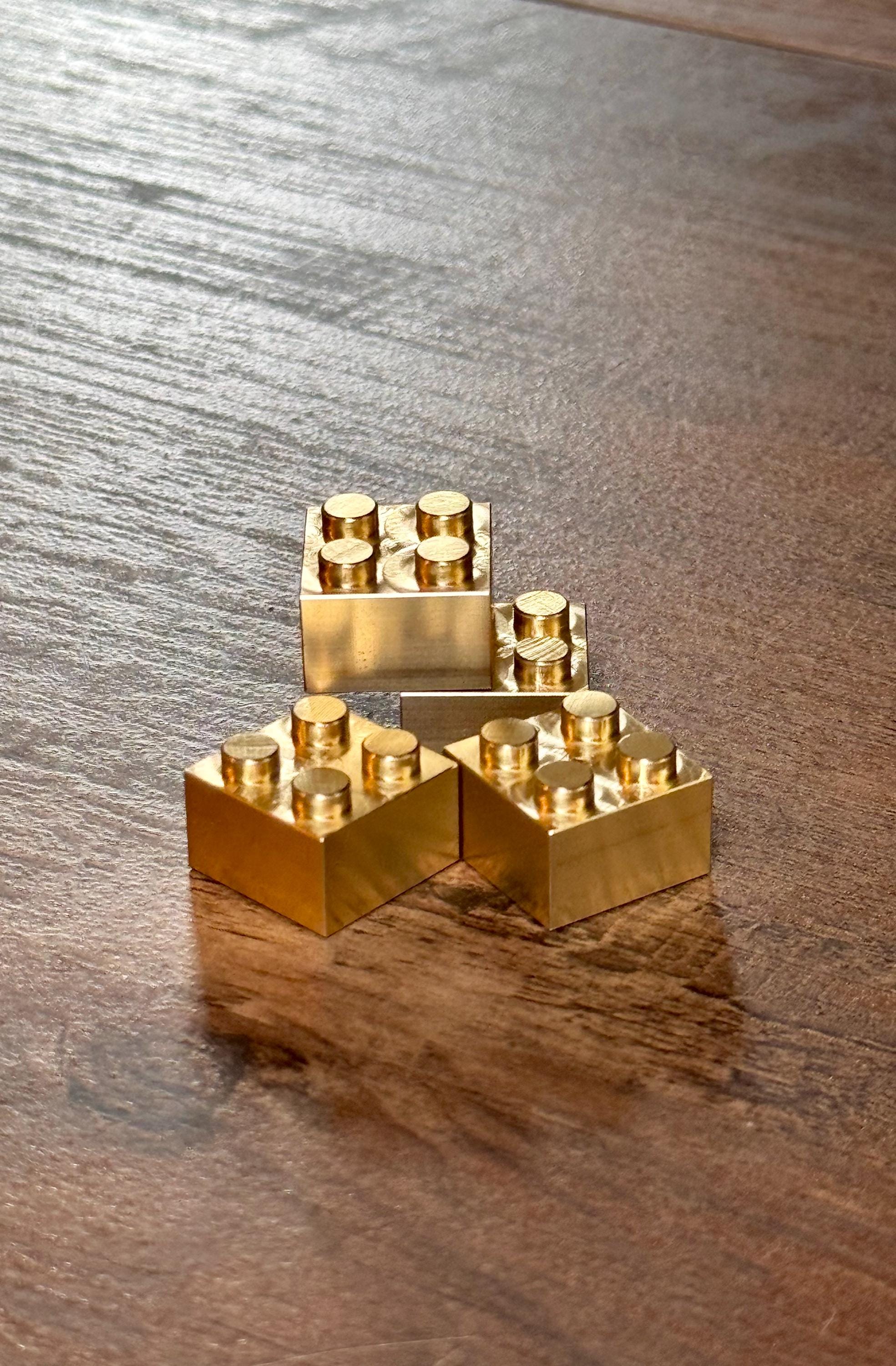 Solid Gold 24k Gold Lego Brick Gold Legos