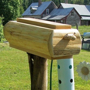 Cedar paper box. mail box not included