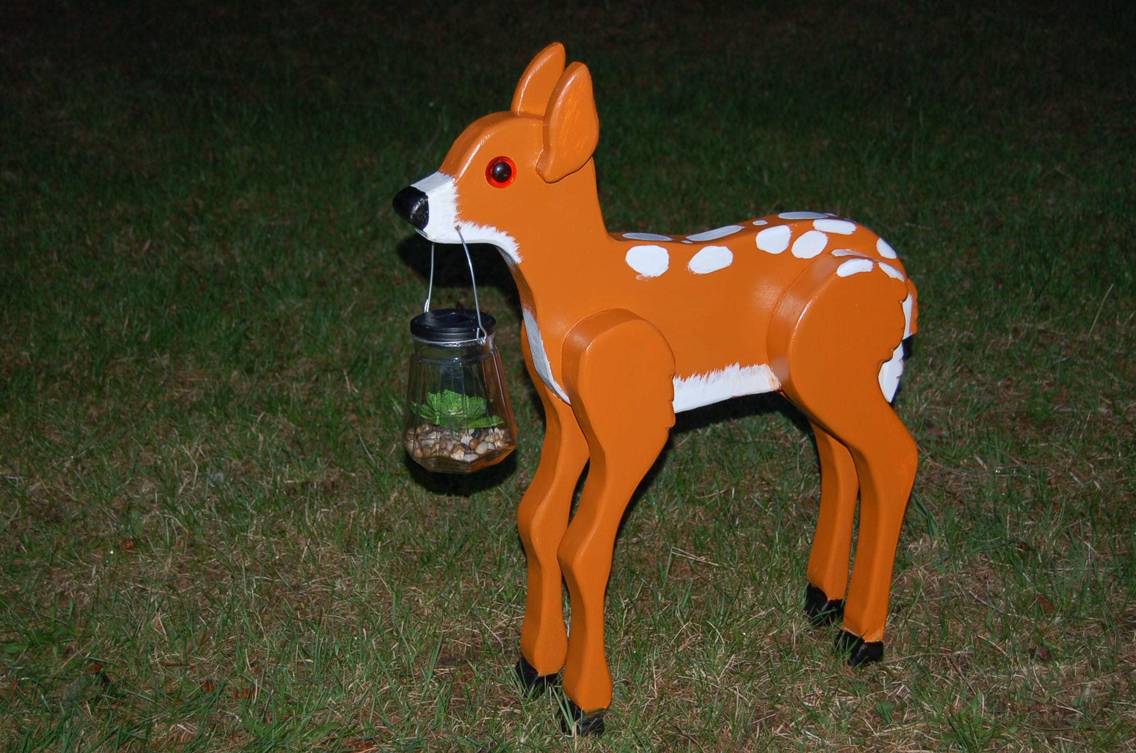 Deer Solar Light, Deer Solar Light, Deer Lawn Ornament,fawn Solar Light