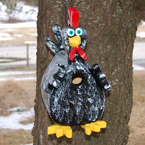 Rooster Custom Birdhouse