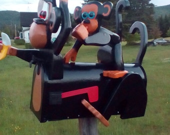 Monkey mail box and baby mailbox