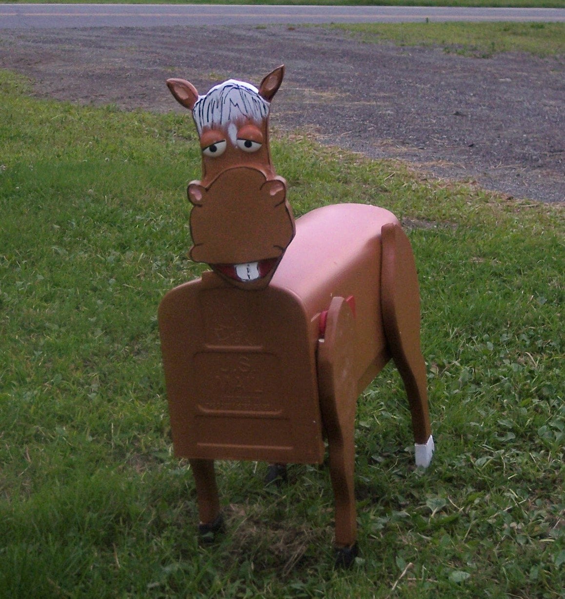 Horse Mailbox. Pony Mailbox Custom Mailbox Animal Mailbox Etsy