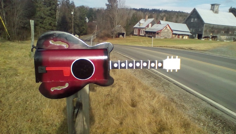 Guitar mailbox | Etsy