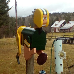 Football Guy Mailbox