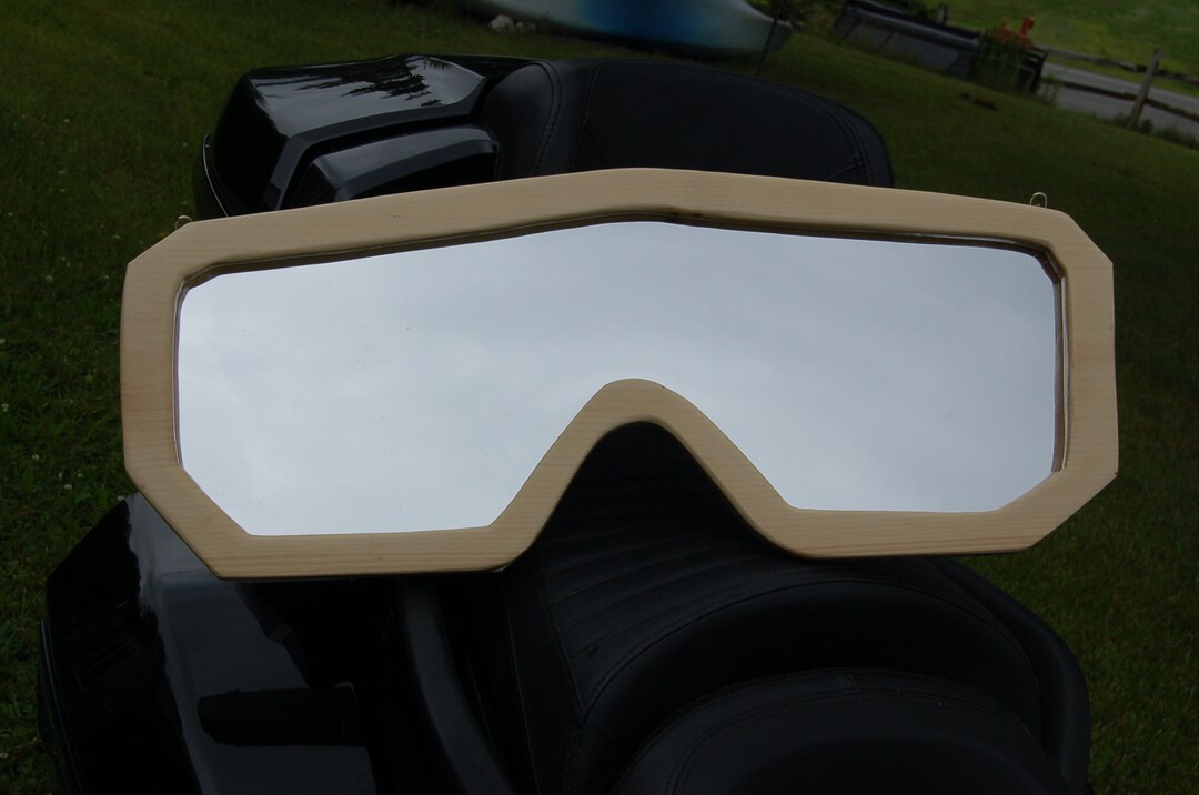 Snow Goggle Mirror Wall Hanging, Sunglasses Mirror 30 X 12 X 1 Goggle