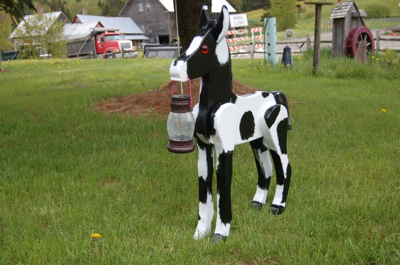 Horse Solar Light / Horse Baby Solar Light/ Horse Garden Ornament