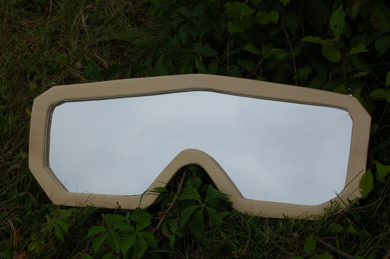 Snow Goggle Mirror Wall Hanging Sunglasses Mirror 30 X 12 X 1 Etsy