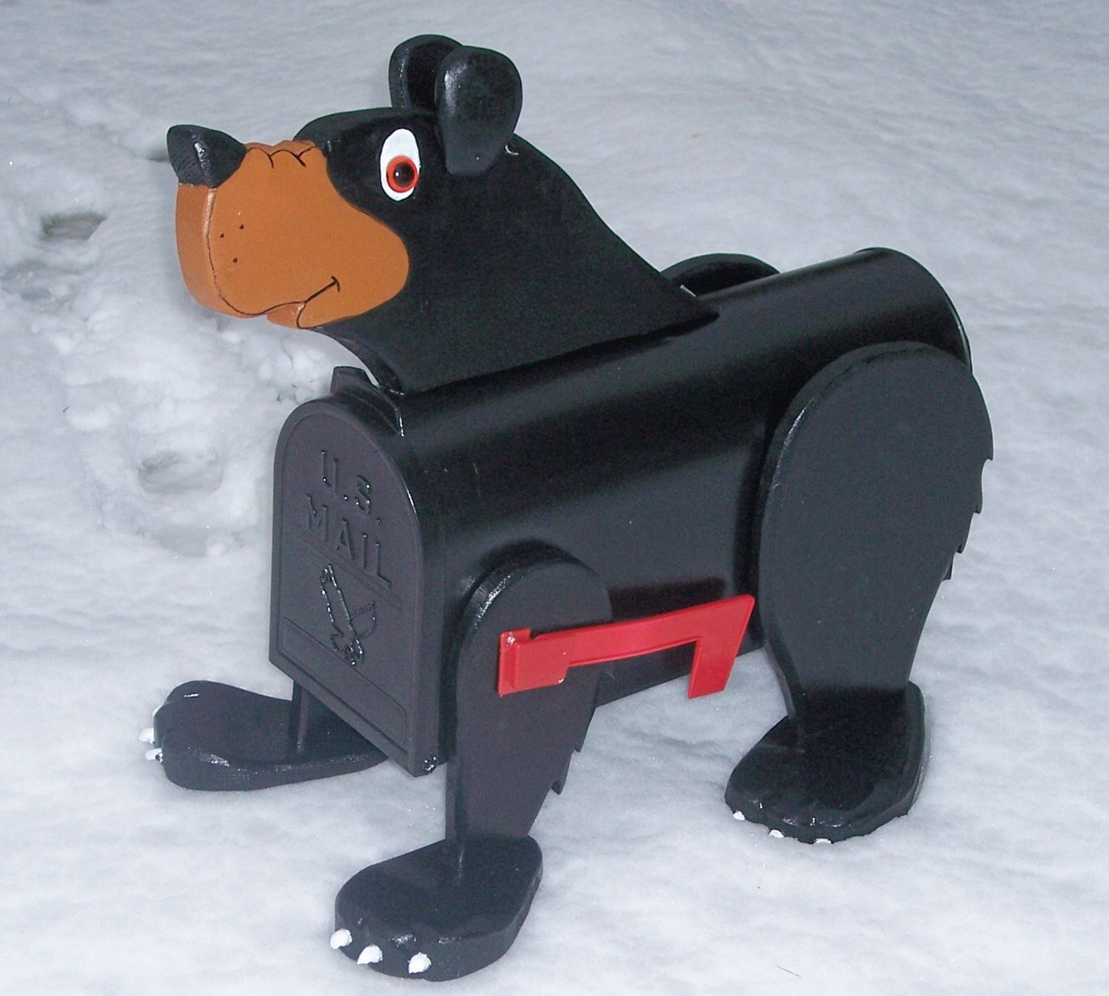Black Bear Mail Box , Black Bear Mailbox , Pet Lover Gift, Wildlife