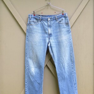 Vintage Levi s 505 Distressed High Rise Faded Stone Wash Regular