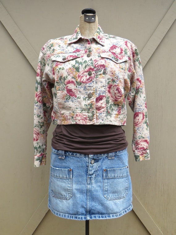 80s/90s vintage Lizwear Petite Romantic Floral Co… - image 2