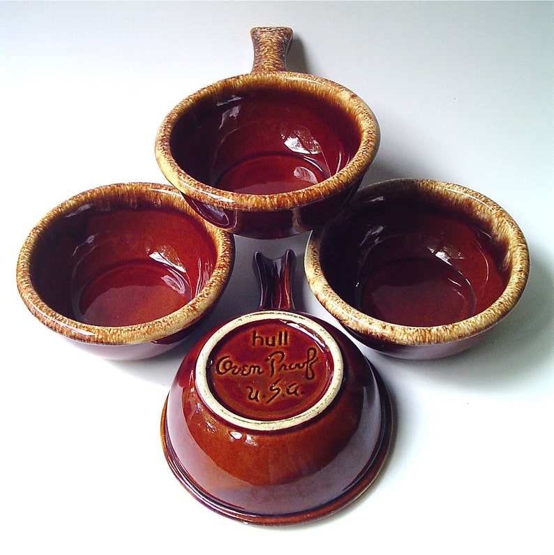 Vintage Hull Mini Casserole Dishes Etsy