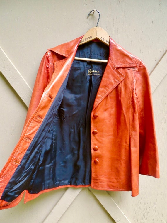 rust orange jacket