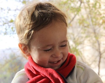 Fleece Safety Scarf for Babies and Kids