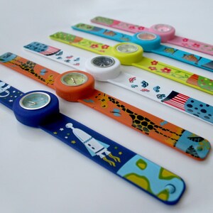 Kids Slap Watches with Amazing Unique Designs + Extra Band