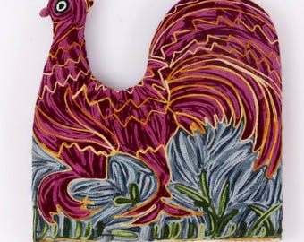 Funda para tetera hecha a mano con forma de pollo / Funda para tetera / Fundas para tetera