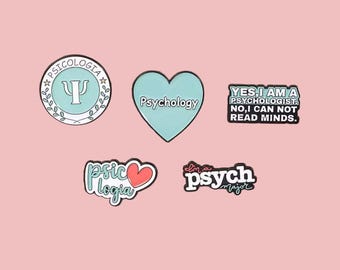 Psychische Gesundheit Psychologe Brosche Emaille Pin