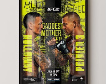 UFC 318 Fight Poster: Holloway vs Poirier BMF Title